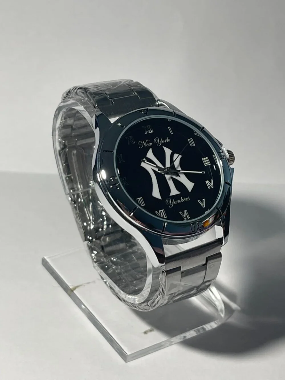 New York Yankees MLB Stainless-steel Men's Watch NEW - Picture 7 of 9